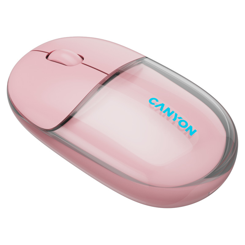 Canyon mouse OnClick 24 BT/ Wireless Transparent/Pink
