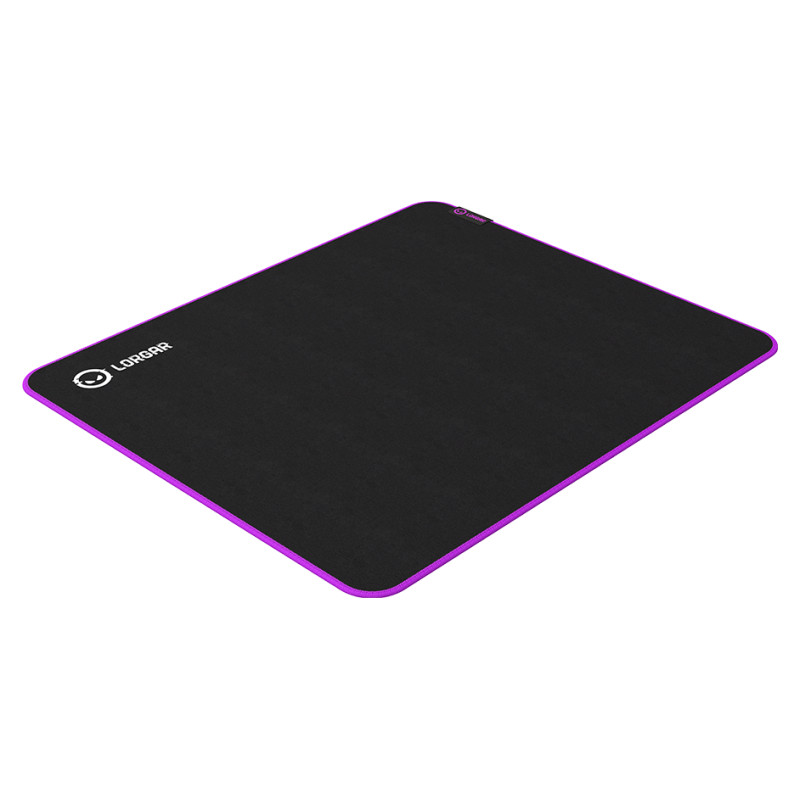 Lorgar Main 315, Gaming mouse pad, High-speed surface, Purple anti-slip rubber base, size: 500mm x 420mm x 3mm, weight 0.39kg