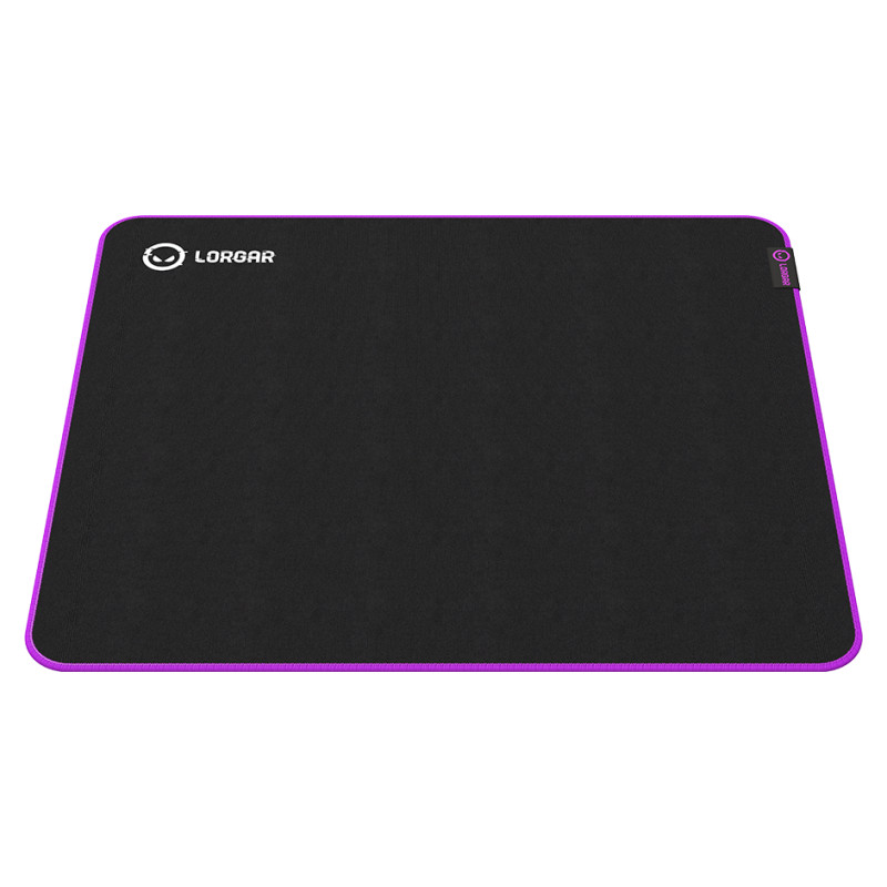 Lorgar Main 315, Gaming mouse pad, High-speed surface, Purple anti-slip rubber base, size: 500mm x 420mm x 3mm, weight 0.39kg