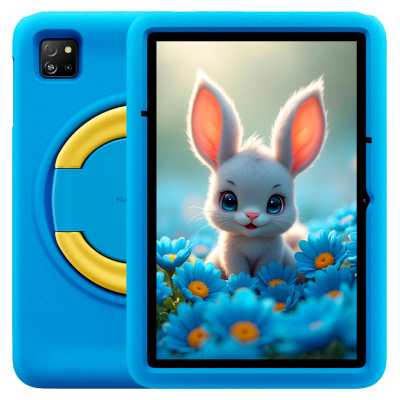 Blackview Tab 60 Pro Kids LTE 10.1-inch HD+ 800x1280 IPS 60Hz 4GB/128GB Octa-core T606 1.6GHz 5MP Front/8MP Back Camera Battery 7700mAh NO Carger USB Type-C Android 15 SD card slot Ocean Blue
