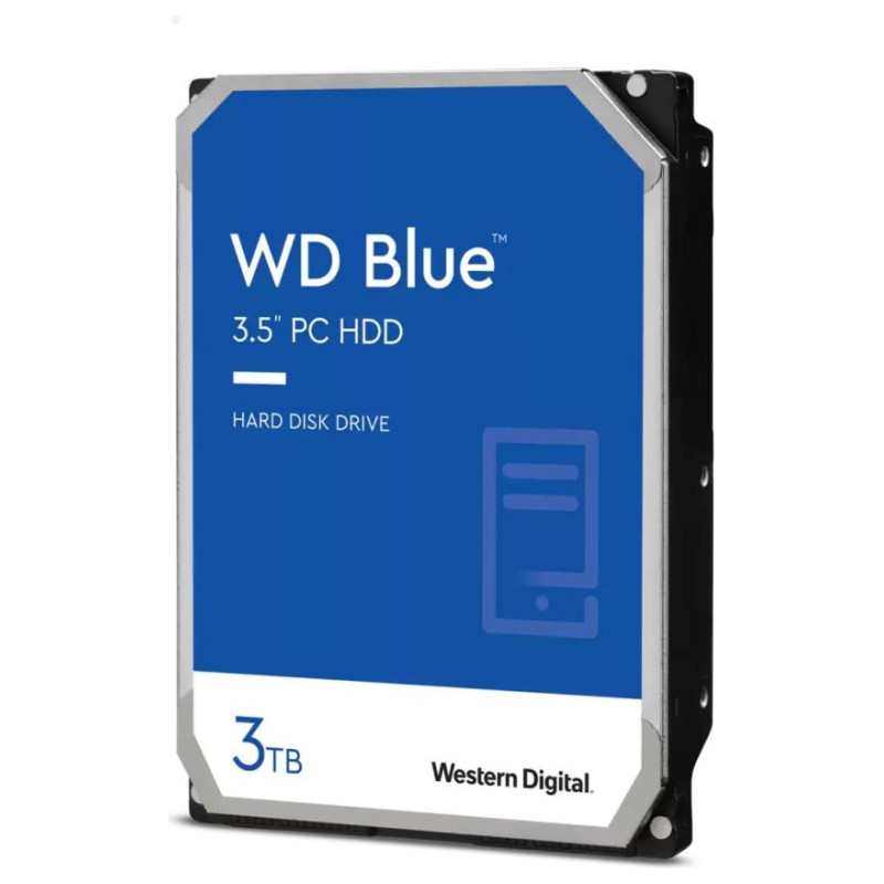 Western Digital HDD|WESTERN DIGITAL|Blue|3TB|SATA 3.0|256 MB|5400 rpm|3,5"|WD30EZAZ