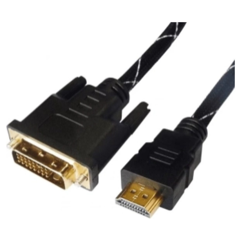 Brackton Kabelis Brackton HDMI - DVI 4K 1m