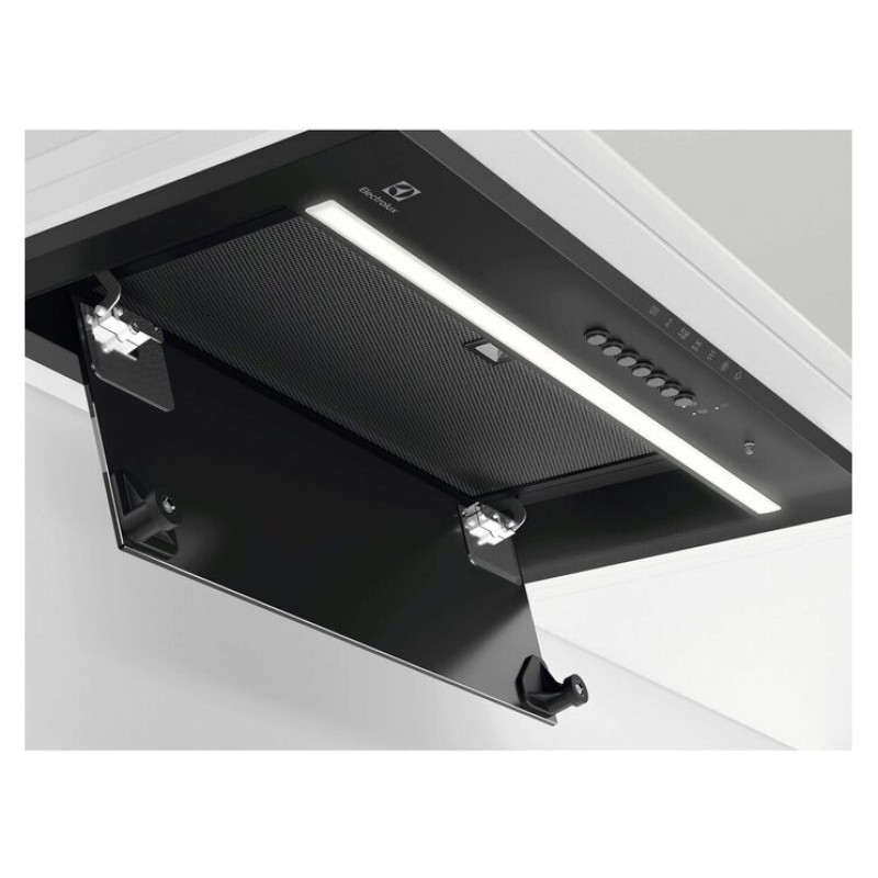 Electrolux tvaika nosūcējs (iebūv.), melns, 54 cm - LFG825K