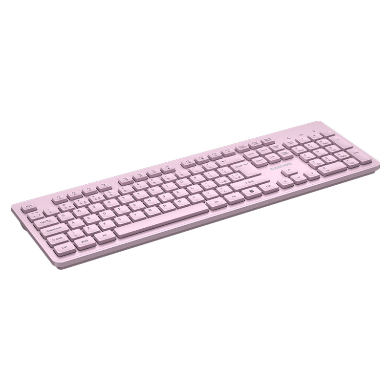 Canyon keyboard HKB-W01 UK/US AAA Wireless Pink
