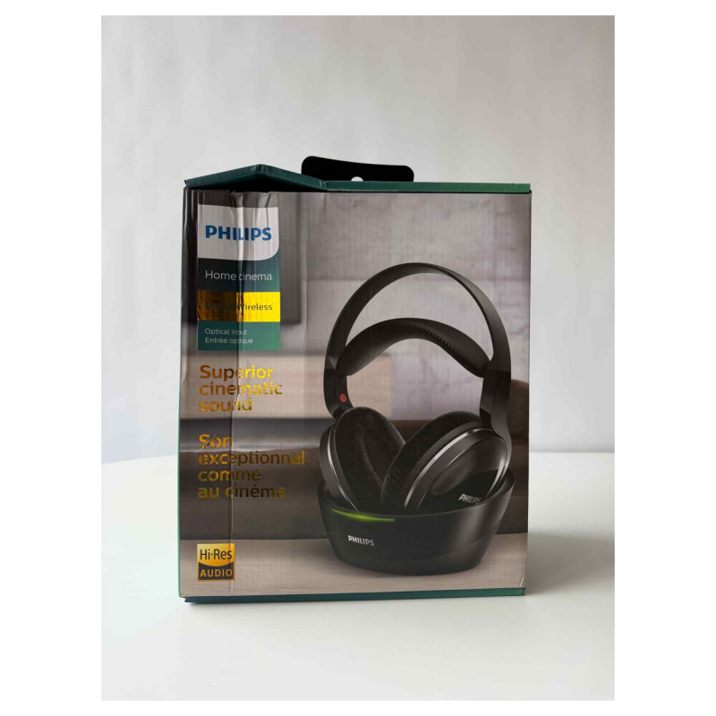 Philips Prece ar bojātu iepakojumu- PHILIPS bezvadu austiņas, melnas - SHD8850/12-B