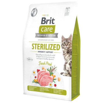 Brit Care Cat GF Sterilized Immunity Support Fresh Pork 7 kg