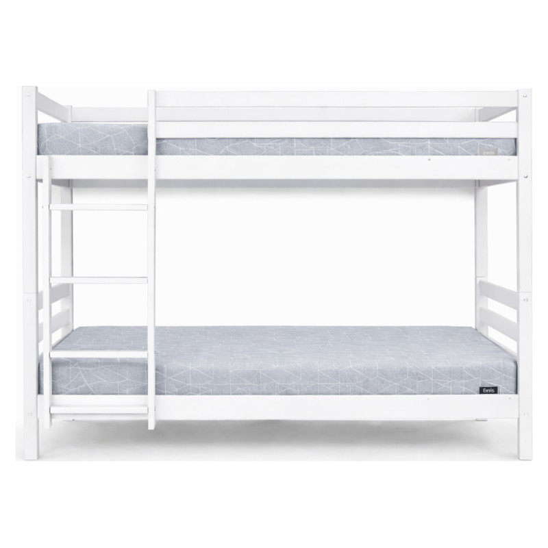 Emis Divstāvu bērnu gulta "NordicDuo" 80x200 / Dabīgs koks (vaskota)