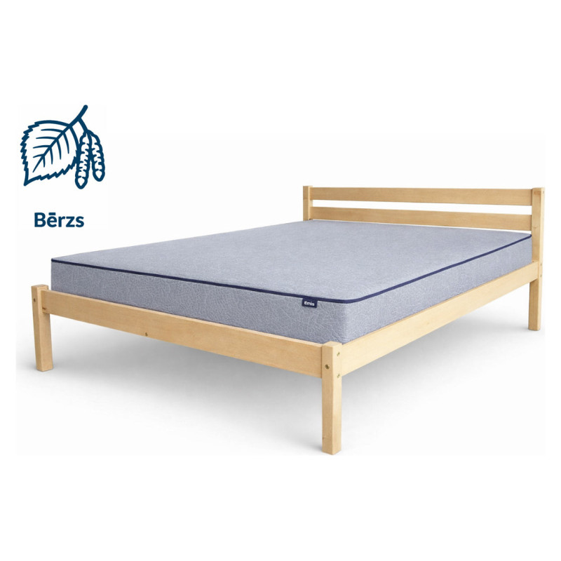 Emis Koka gulta "Irene" 100x200 / Balts