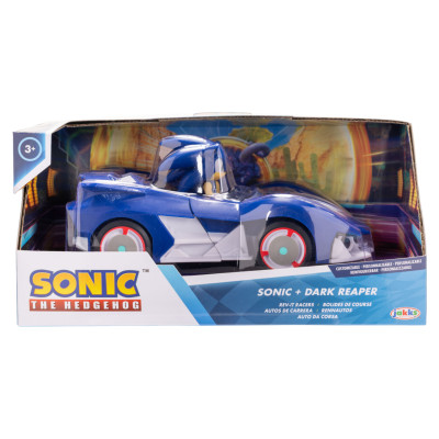 Jakks SONIC Figūra un automa&scaron;īna, 6.5 cm