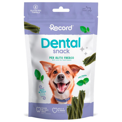 Record Dental Snack Fresh Breath with Mint 75 g