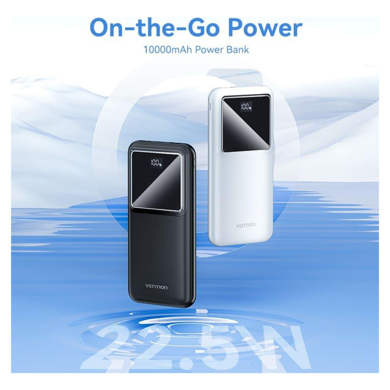 Vention POWER BANK USB 10000MAH 22.5W/BLACK FHKB0 VENTION
