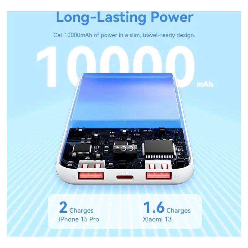 Vention POWER BANK USB 10000MAH 22.5W/BLACK FHKB0 VENTION