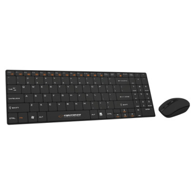 Esperanza EK122K Bezvadu klaviatūra ar peli 1600dpi ENG