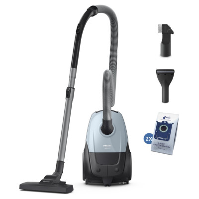 Philips Vacuum Cleaner|PHILIPS|Input power 800 W|Dust capacity 3 L|Cylinder vacuum|Cleaning type Dry|Dust container Dust bag|Colour Blue|XD1142/10