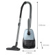 Philips Vacuum Cleaner|PHILIPS|Input power 800 W|Dust capacity 3 L|Cylinder vacuum|Cleaning type Dry|Dust container Dust bag|Colour Blue|XD1142/10