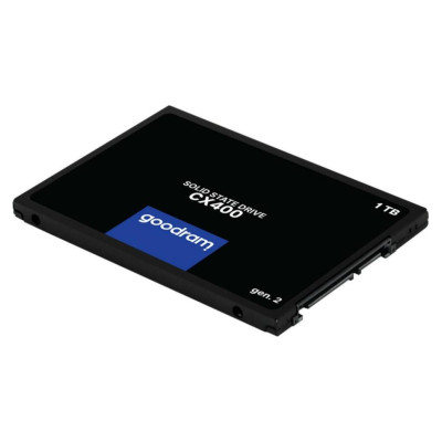 Goodram SSD|GOODRAM|CX400 GEN.2|1TB|SATA|3D TLC|Write speed 500 MBytes/sec|Read speed 550 MBytes/sec|2,5"|TBW 720 TB|MTBF 2000000 hours|SSDPR-CX400-01T-G2