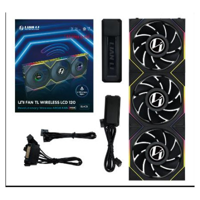 Lian Li CASE FAN 120MM WRL 3PCS/G99.12RTLLCD1W3B.00 LIAN LI