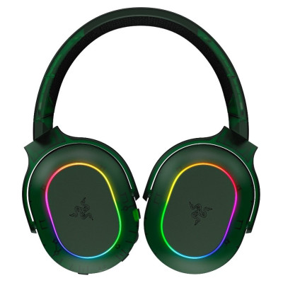 Razer Barracuda X Chroma Phantom Green Edition, Gaming Headset, Black, Oval Ear Cushions, 2.4 GHz Wireless / Bluetooth, Breathable Fabric with Memory Foam Cushions, Detachable Razer HyperClear Cardioid Mic, 7.1 Surround sound