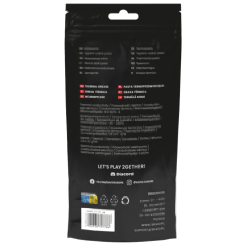 Savio Termopasta Savio GLACIER 2g TG-05