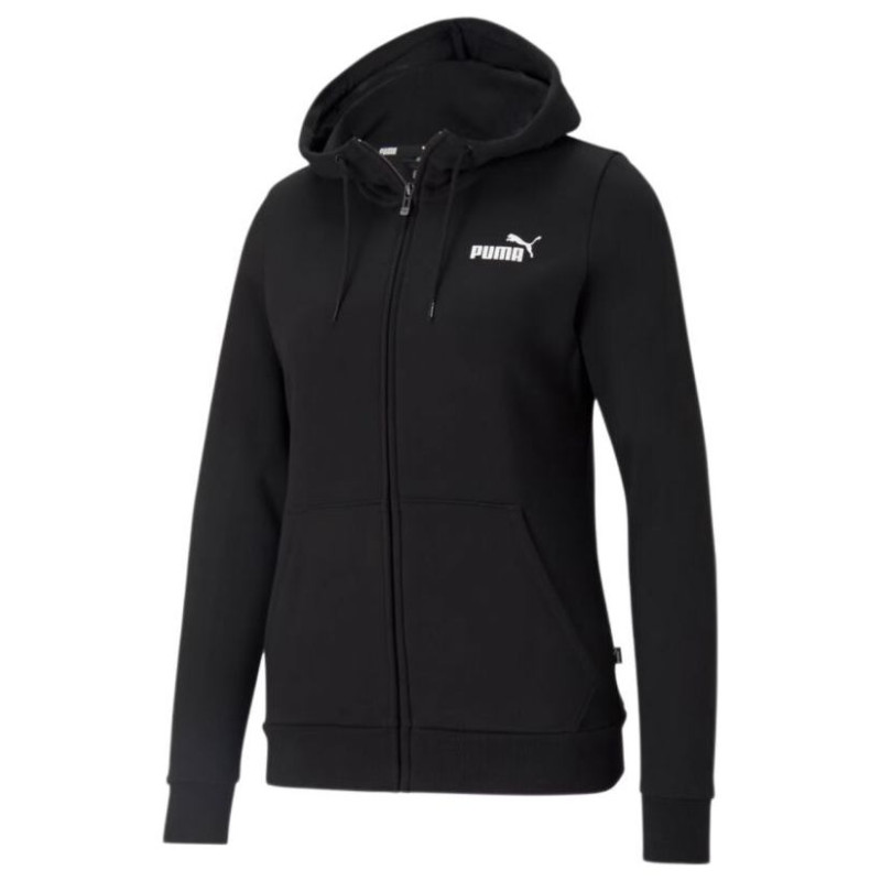Puma ESS Small Logo Full-Zip Hoodie W 586811 01 (S)