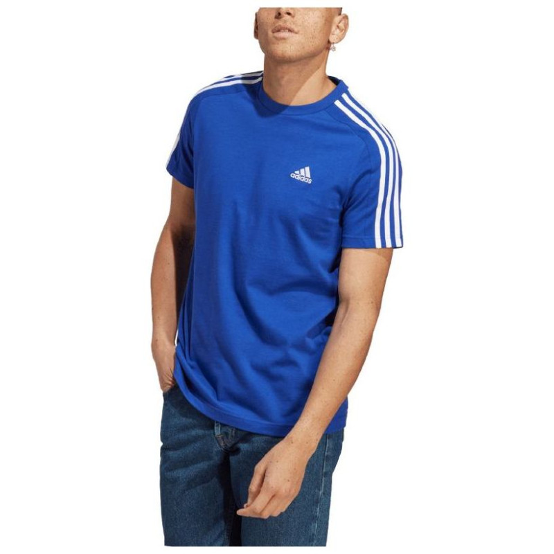 Adidas Essentials Single Jersey 3-Stripes M IC9338 (S)