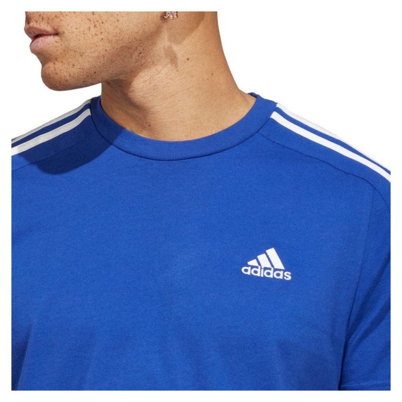 Adidas Essentials Single Jersey 3-Stripes M IC9338 (S)