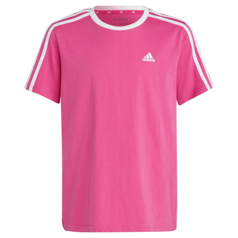 Adidas Essentials 3-Stripes Cotton Loose Fit Boyfriend Tee Jr IC3639 (152cm)