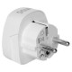 Savio Strāvas adapteris SAVIO Travel adapter UK socket - EU plug