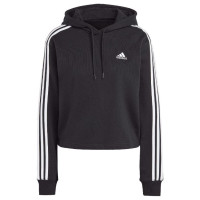 Adidas Essentials 3-Stripes French Terry Crop Hoodie W IC8767 (M)