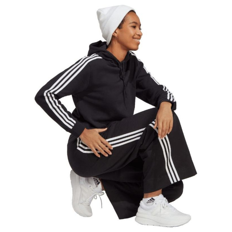 Adidas Essentials 3-Stripes French Terry Crop Hoodie W IC8767 (XL)