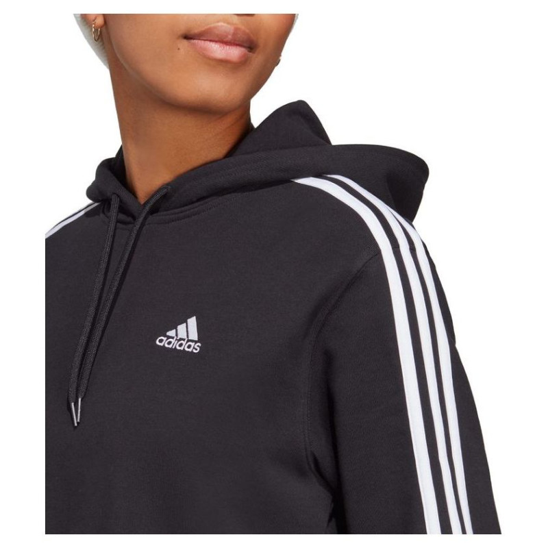 Adidas Essentials 3-Stripes French Terry Crop Hoodie W IC8767 (XL)