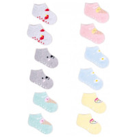Yoclub Zeķes īsās ar ABS SKS-0089 20/22 GIRL [A]