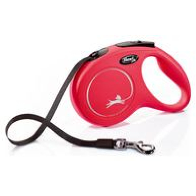 Flexi New Classic M 5m red (lente) - pavada suņiem