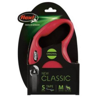 Flexi New Classic M 5m red (lente) - pavada suņiem