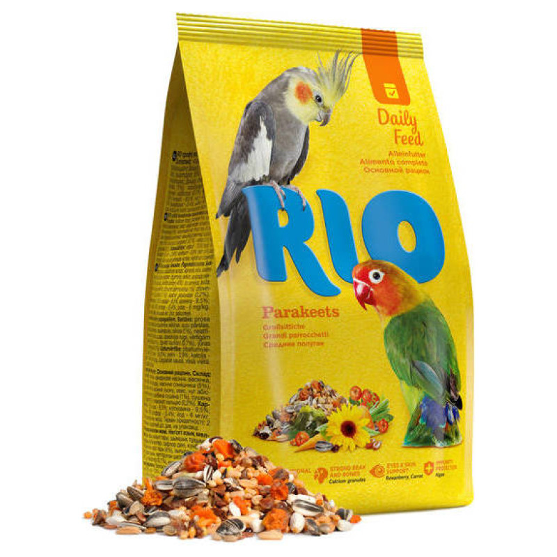 Mealberry RIO food for parakeets 1 kg - barība vidējiem papagaiļiem