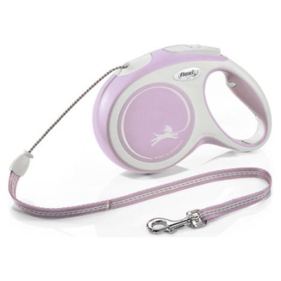 Flexi New Comfort M trose 5 m, rose - pavada suņiem