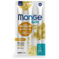 Monge GIFT Dog STICKS Immunity support Rabbit with nucleotides / 45 g - kārums suņiem