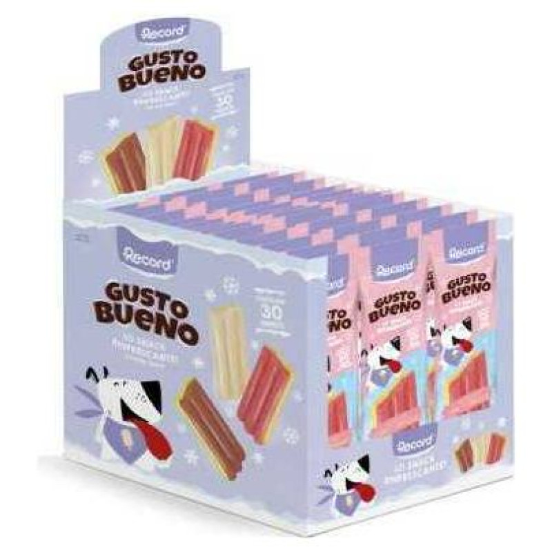 Record Papildbarība suņiem Gusto Bueno Cheese and meat 50 g