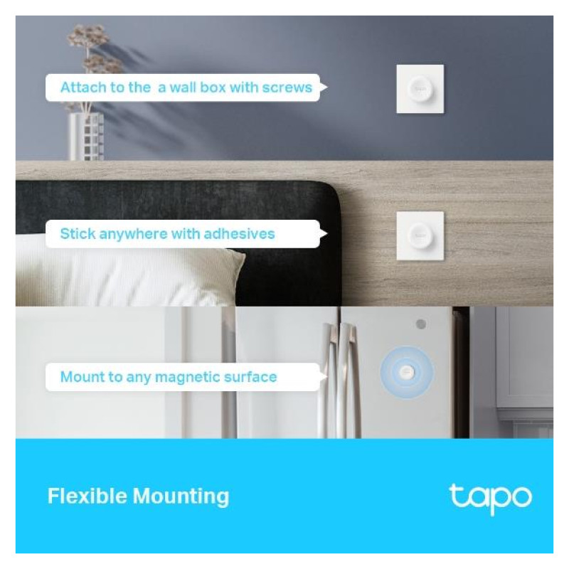 Tp-Link Smart Home Device|TP-LINK|Tapo S200D|White|TAPOS200D