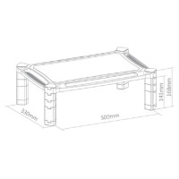 Neomounts MONITOR ACC RISER 10KG/NSMONITOR20 NEOMOUNTS