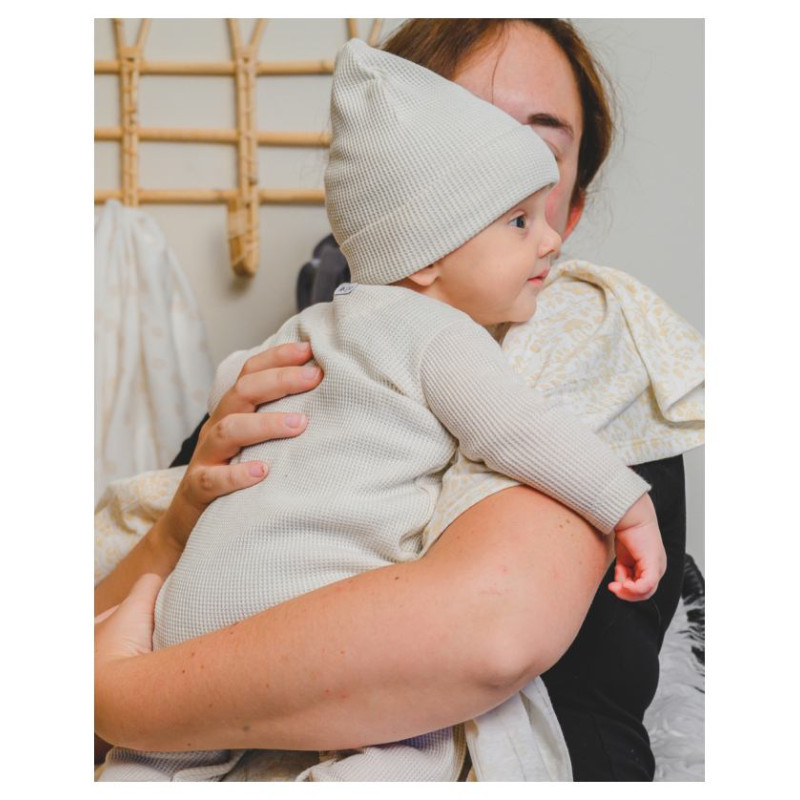 Lodger Beanie Ciumbelle bērnu cepurīte, Cloud Dancer, 6-12 mēn. - BE 101_6-12