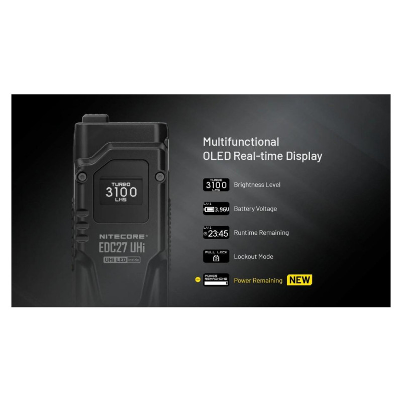 Nitecore FLASHLIGHT EDC SERIES/EDC27UHI NITECORE