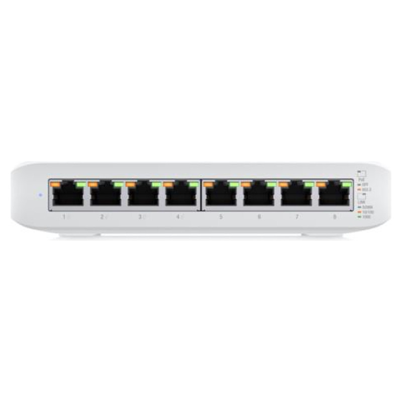 Ubiquiti Switch|UBIQUITI|Lite 8 PoE|Type L2|Desktop/pedestal|8x10Base-T / 100Base-TX / 1000Base-T|PoE+ ports 4|USW-LITE-8-POE