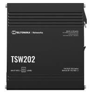 Teltonika Switch|TELTONIKA|TSW202|Type L2|2xSFP|8xRJ45|PoE+ ports 8|240 Watts|TSW202