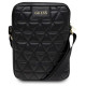 Guess Torba GUTB10QLBK 10" czarna/black Quilted Tablet Bag