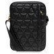 Guess Torba GUTB10QLBK 10" czarna/black Quilted Tablet Bag