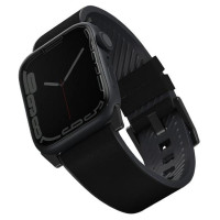 Uniq Straden Leather Hybrid Strap for Apple Watch 1/2/3/4/5/6/7/8/SE/SE2/Ultra 42/44/45/49mm - Black