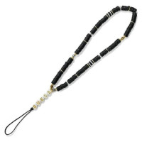 Guess pendant GUSTPEARK Phone Strap black/black Heishi Beads