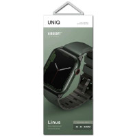 Uniq Linus strap for Apple Watch 1/2/3/4/5/6/7/8/SE/SE2/Ultra 42/44/45/49mm - green