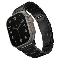 Uniq Osta Stainless Steel Strap for Apple Watch 1/2/3/4/5/6/7/8/SE/SE2/Ultra 42/44/45/49mm - Black